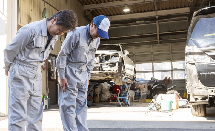 お車のお引き渡し